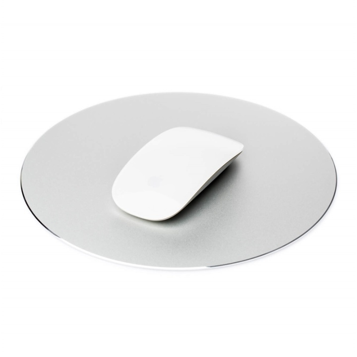 Desire2 Musmatta Premium Aluminium Rund Silver i gruppen Datautstyr / Mus & Tastatur / Musematte hos TP E-commerce Nordic AB (38-72022)