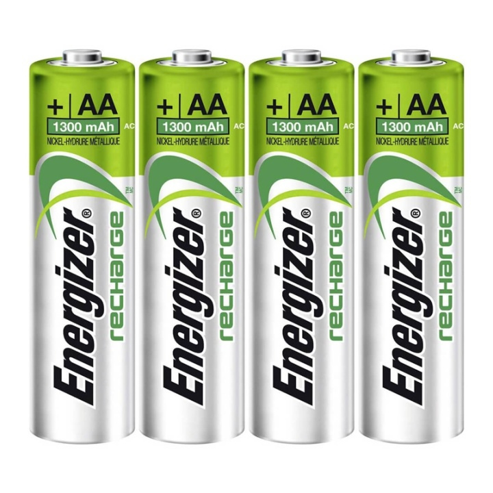 ENERGIZER Batteri AA/LR6 Oppladbar Ni-Mh 1300mAh 4-pack i gruppen Elektronikk / Batterier & Ladere / Oppladbare batterier / AA hos TP E-commerce Nordic AB (38-72023)