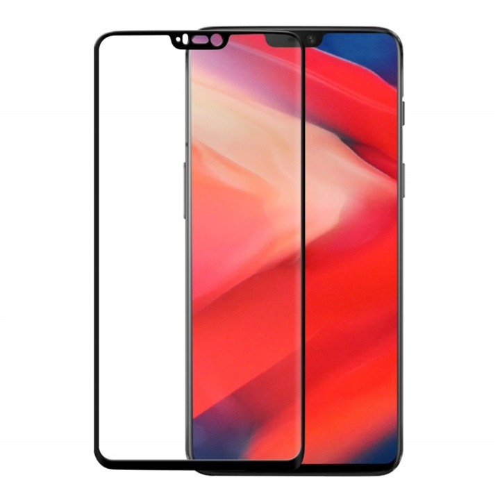 GEAR Herdet Glass 3D Full Cover Svart OnePlus 6 i gruppen SMARTTELEFON & NETTBRETT / Mobilbeskyttelse / OnePlus hos TP E-commerce Nordic AB (38-72074)