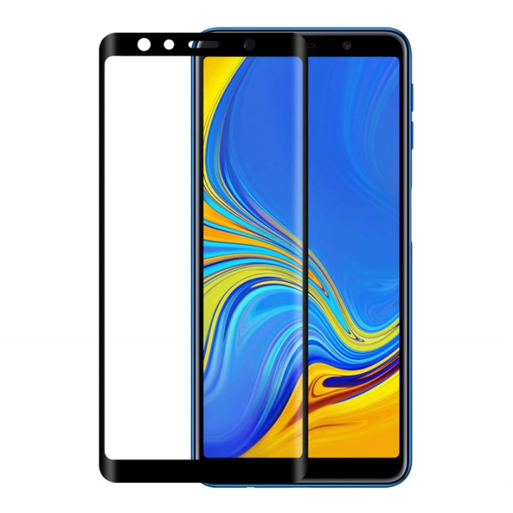 GEAR Herdet Glass 3D Full Cover Svart Samsung Galaxy A7 i gruppen SMARTTELEFON & NETTBRETT / Mobilbeskyttelse / Samsung hos TP E-commerce Nordic AB (38-72081)