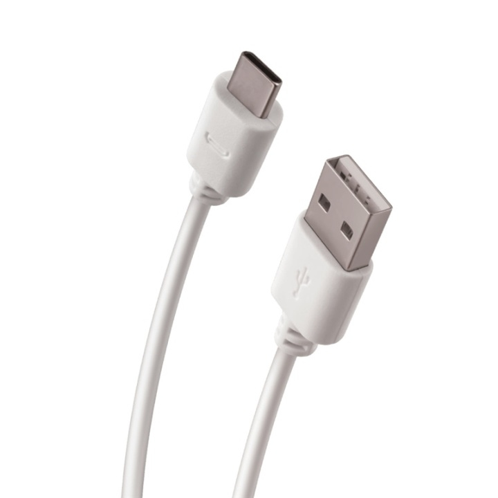 Forever USB-kabel, typ-C, vit i gruppen SMARTTELEFON & NETTBRETT / Ladere og Kabler / Kabler / Kabler type C hos TP E-commerce Nordic AB (38-72588)