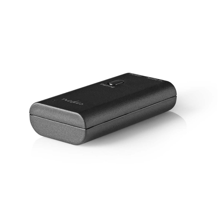 Nedis Bluetooth®-sender | Koblingsinngang: 1x 3.5 mm | AptX ™ Low latency / AptX™ / SBC | Opp til 2 enheter | Sort i gruppen Elektronikk / Lyd & Bilde / Hodetelefoner & Tilbehør / Tilbehør hos TP E-commerce Nordic AB (38-72665)