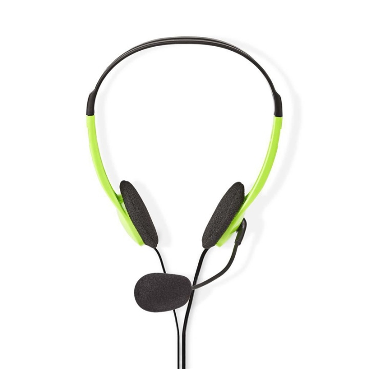 Nedis PC-hodesett | On-Ear | Stereo | 2x 3.5 mm | Fold-Away Mikrofon | Grøn i gruppen Datautstyr / Datamaskin Tilbehør / Headset hos TP E-commerce Nordic AB (38-72723)