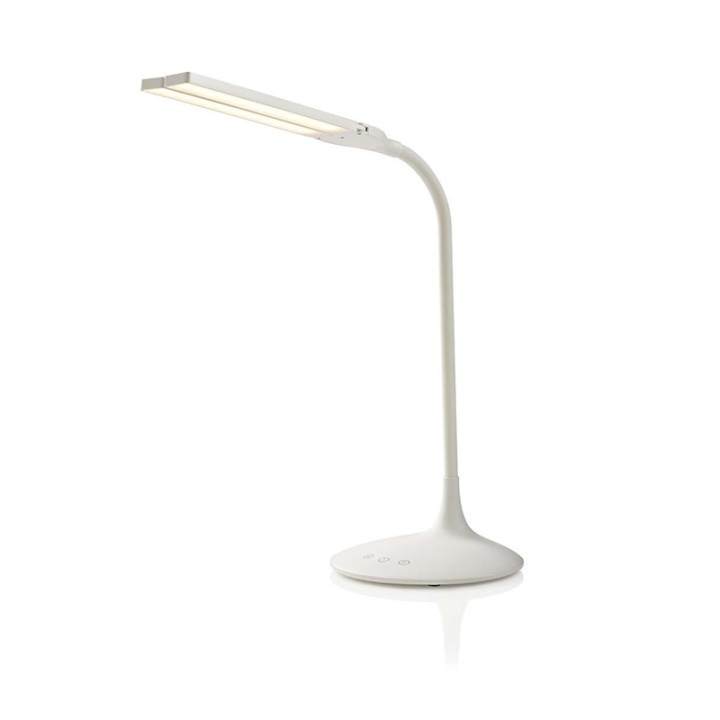 Nedis LED bordlampe | Dimbar | 280 lm | Oppladningsbar | Touch Function | Hvit i gruppen Elektronikk / Lys / Bordlamper hos TP E-commerce Nordic AB (38-72789)