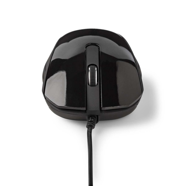 Nedis Wired Mouse | DPI: 1200 dpi | Antall knapper: 3 | Both Handed | 1.50 m | Stille mus i gruppen Datautstyr / Mus & Tastatur / Mus / via kabel hos TP E-commerce Nordic AB (38-72889)