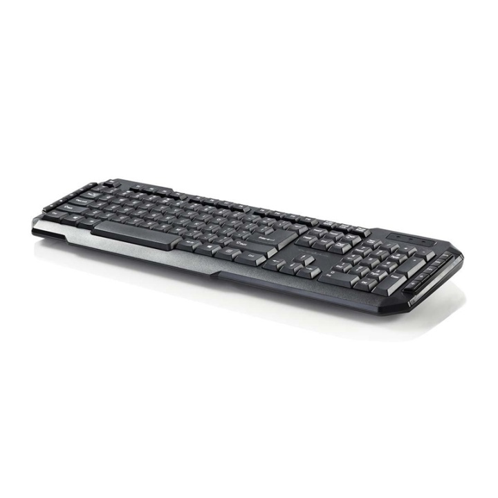 Wired Keyboard | Wired | Multimedia | US International | USA Layout | Antall VHF kanaler i gruppen Datautstyr / Mus & Tastatur / Tastatur / Kablede hos TP E-commerce Nordic AB (38-72896)