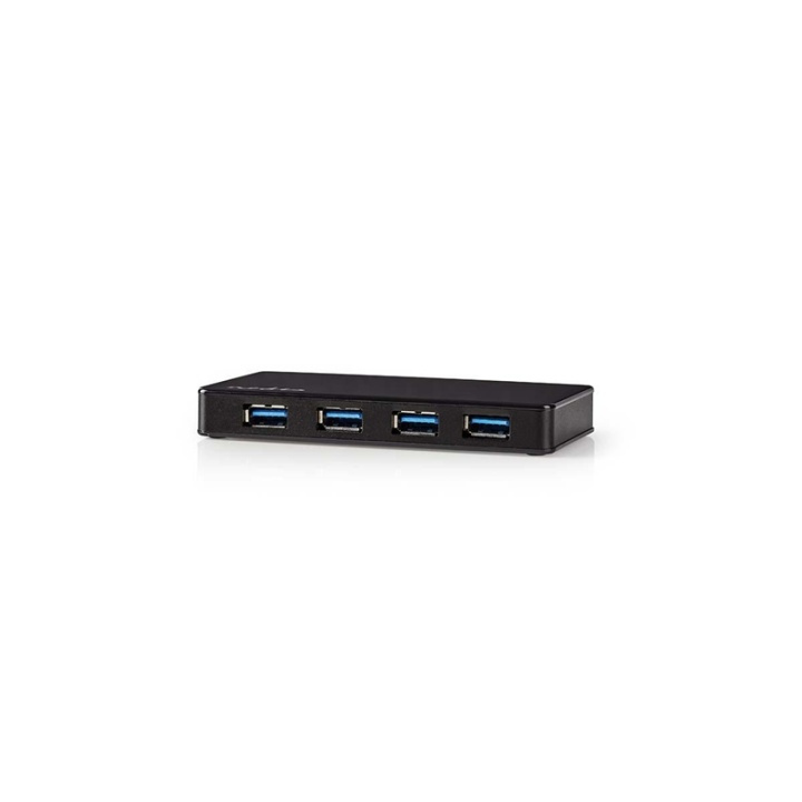 Nedis USB-hub | USB-A Han | 4x USB A Female | 4-Port port(s) | USB 3.2 Gen 1 | Nettstrøm drevet / USB-Strøm | 4x USB i gruppen Datautstyr / Datamaskin Tilbehør / USB-Hubs hos TP E-commerce Nordic AB (38-72954)