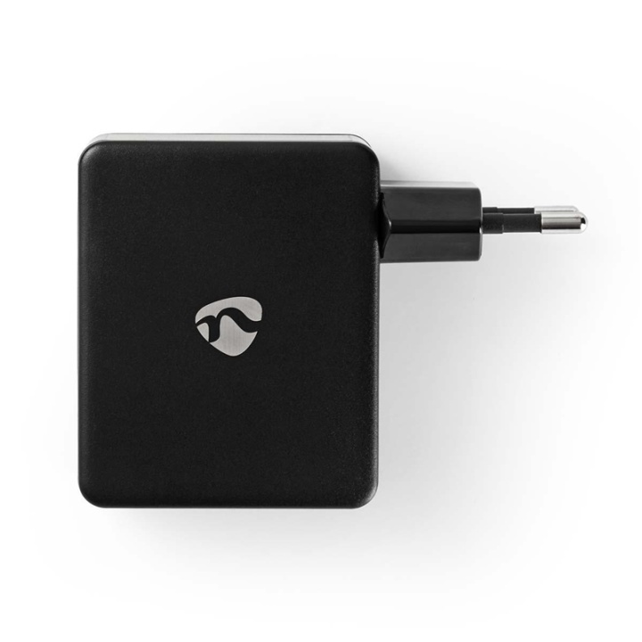 Nedis vegg lader | 24 W | Hurtigladefunksjon | 4x 2.4 A | Antall utganger: 4 | 4x USB-A | Ingen Kabel Inkludert | Single Voltage Output | Sort i gruppen SMARTTELEFON & NETTBRETT / Ladere og Kabler / Vegglader / Vegglader USB hos TP E-commerce Nordic AB (38-73070)
