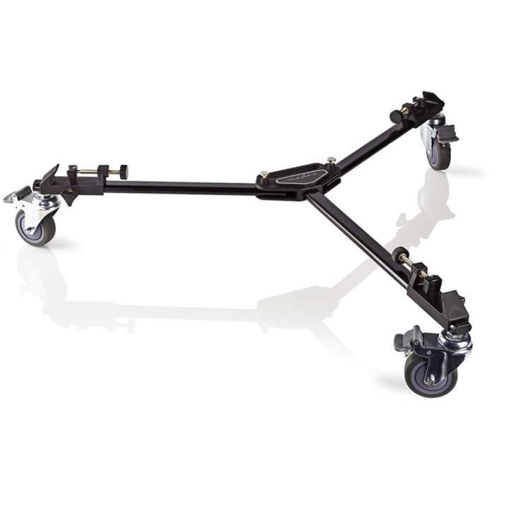 Nedis tripod Dolly | Maksimal lastekapasitet: 20.0 kg | Tripod diameter område: 29.0 mm | Reiseveske inkludert | Benlås | Aluminium | Sort i gruppen Elektronikk / Foto og video / Fotograferingsutstyr / Stativer hos TP E-commerce Nordic AB (38-73127)