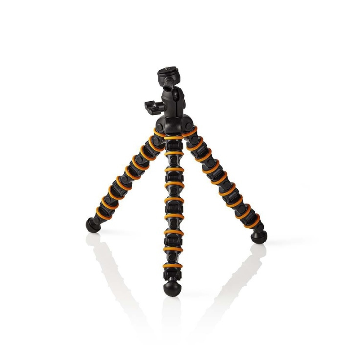 Nedis Gorillapod | Maksimal lastekapasitet: 2.5 kg | 30.0 cm | 9 Segmenter | Kulehode | ABS / Plast | Oransje / Sort i gruppen Elektronikk / Foto og video / Fotograferingsutstyr / Stativer hos TP E-commerce Nordic AB (38-73132)