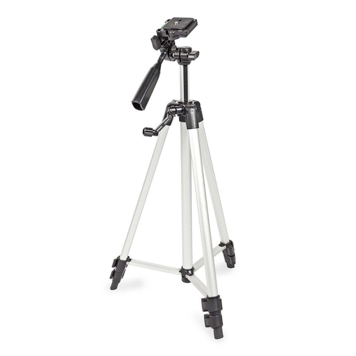 Nedis Stativ | Maksimal lastekapasitet: 3.0 kg | Minimum arbeidshøyde: 48 cm | Maksimal arbeidshøyde: 133 cm | 3 Segmenter | Pan & Tilt | Reiseveske inkludert | ABS / Aluminium | Sort / Sølv i gruppen Elektronikk / Foto og video / Fotograferingsutstyr / Stativer hos TP E-commerce Nordic AB (38-73137)