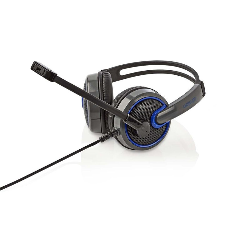Nedis Gaming Headset | Over-Ear | Stereo | 2x 3.5 mm | Fold-Away Mikrofon | 2.20 m | Uten Lighting i gruppen Datautstyr / GAMING / Headset hos TP E-commerce Nordic AB (38-73166)