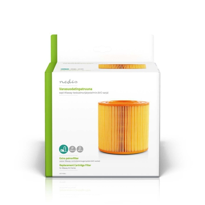 Nedis Støvsuger Cartridge Filter | Erstatning for: Allaway | A/C-Series | Motor filter i gruppen HJEM, HUS OG HAGE / Rengjøringsprodukter / Støvsugere og tilbehør / Tilbehør / Filter hos TP E-commerce Nordic AB (38-73228)