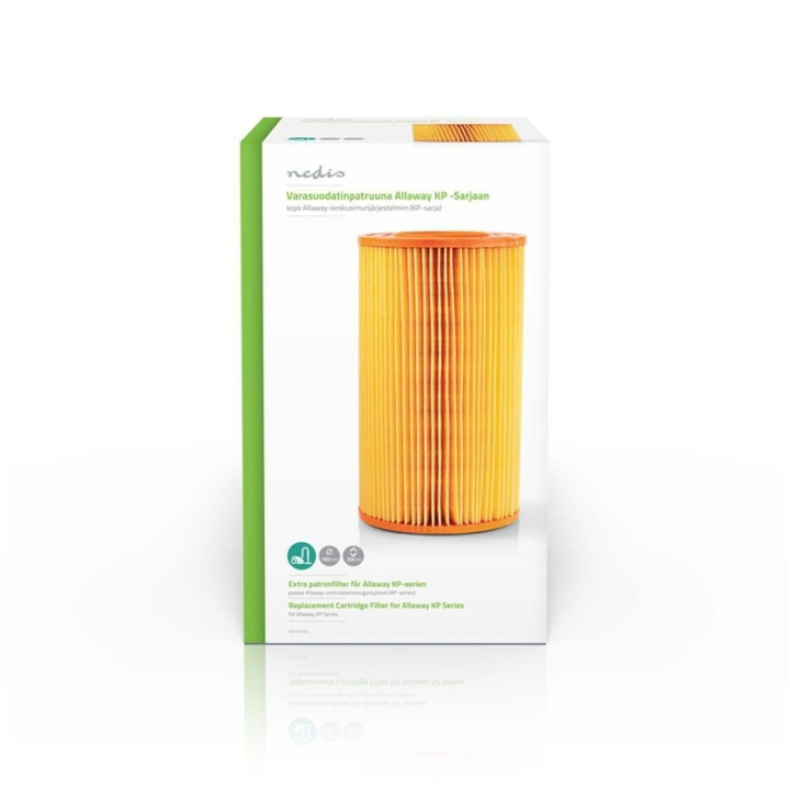 Nedis Støvsuger Cartridge Filter | Erstatning for: Allaway | KP-Series | Motor filter i gruppen HJEM, HUS OG HAGE / Rengjøringsprodukter / Støvsugere og tilbehør / Tilbehør / Filter hos TP E-commerce Nordic AB (38-73229)