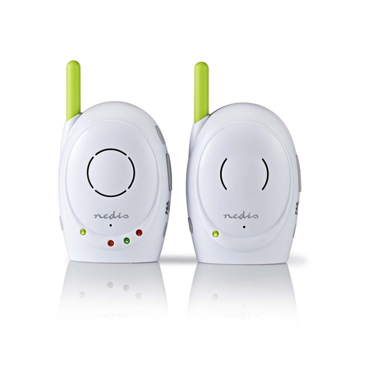 Nedis Babymonitor | FHSS (Frequency-Hopping Spread Spectrum) | Med snakk-tilbake-funksjon | Område: 300 m | Batteri drevet / Nettstrøm drevet | Grøn / Hvit i gruppen LEKER, BARN OG BABY / Sikkerhet / Babymonitorer hos TP E-commerce Nordic AB (38-73489)