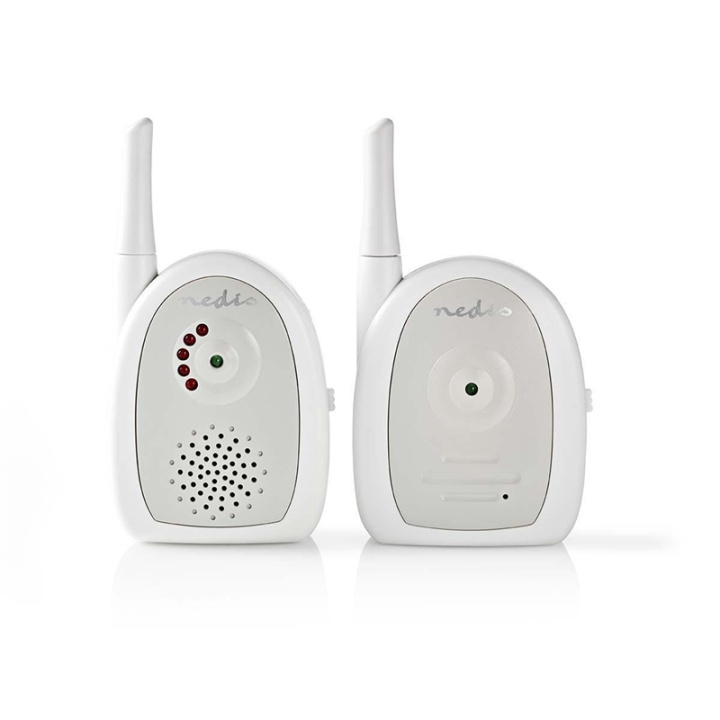 Nedis Audio Baby Monitor | FHSS (Frequency-Hopping Spread Spectrum) | Område: 300 m | Batteri drevet / Nettstrøm drevet | Grå / Hvit i gruppen LEKER, BARN OG BABY / Sikkerhet / Babymonitorer hos TP E-commerce Nordic AB (38-73490)