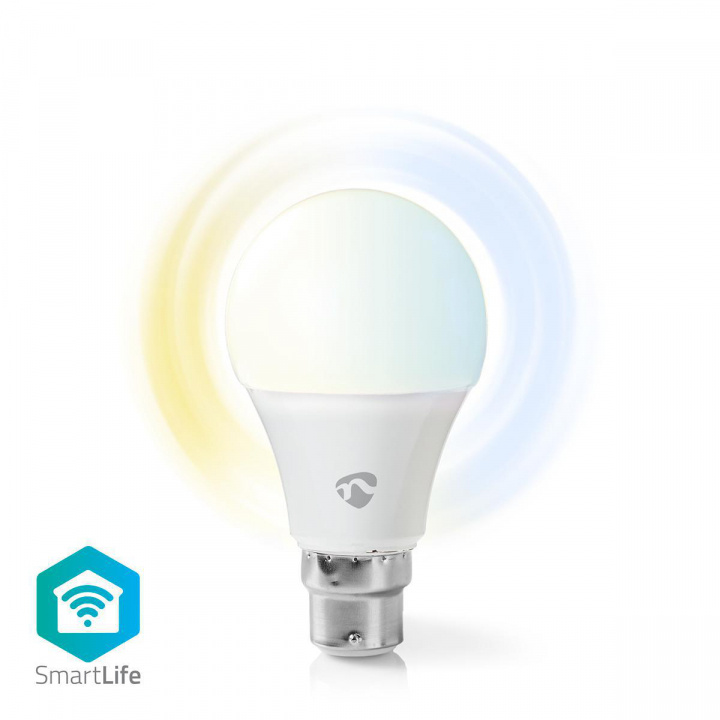 SmartLife LED-Pære | Wi-Fi | B22 | 800 lm | 9 W | Kald Hvit / Varm Hvit | 2700 - 6500 K | Energiklasse: A+ | Android™ / IOS | A60 | 1 stk. i gruppen HJEM, HUS OG HAGE / Smarthus / Smart belysning hos TP E-commerce Nordic AB (38-73511)