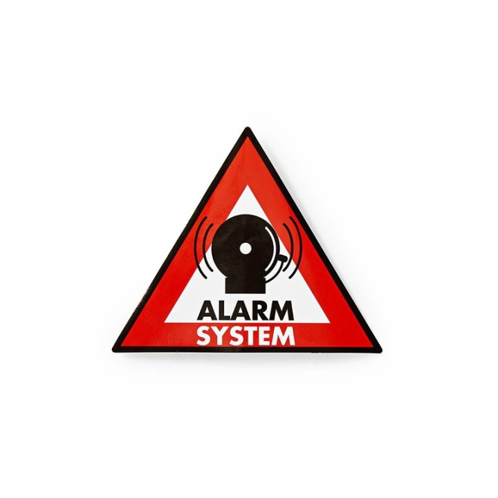 Nedis Advarsel Sticker | Triangel | Rød | 5 stk. i gruppen HJEM, HUS OG HAGE / Alarm, Sikkerhet og overvåking / Annet hos TP E-commerce Nordic AB (38-73763)