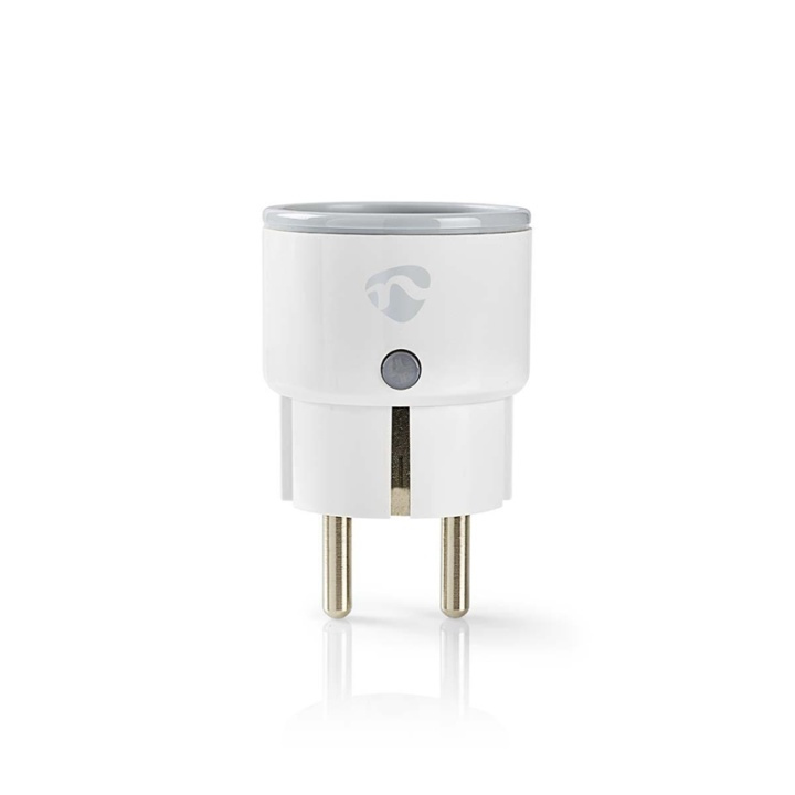 Nedis SmartLife Smart Plug | Wi-Fi | IP21 | Efektmåler | 2500 W | Jordet kontakt / Type F (CEE 7/7) | -10 - 40 °C | Android™ / IOS | Hvit | 1 stk i gruppen HJEM, HUS OG HAGE / Smarthus / Smart plugs hos TP E-commerce Nordic AB (38-73767)