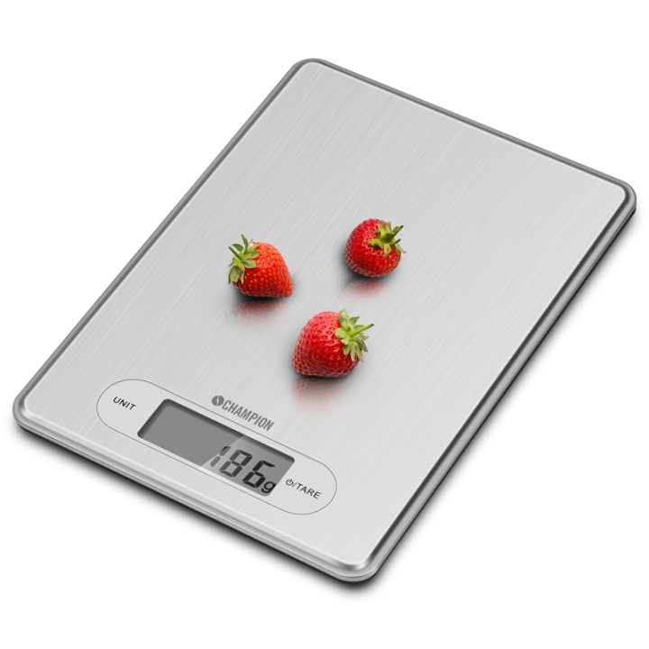 Champion Kjøkkenvekt i rustfritt stål 5 kg KV210 i gruppen HJEM, HUS OG HAGE / Kjøkkenutstyr / Kjøkken Scales hos TP E-commerce Nordic AB (38-74030)