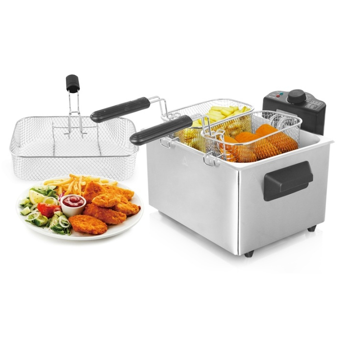 Emerio Frityrgryte 5 liter for store familier i gruppen HJEM, HUS OG HAGE / Husholdningsapparater / Airfryers og frityrkokere hos TP E-commerce Nordic AB (38-74104)