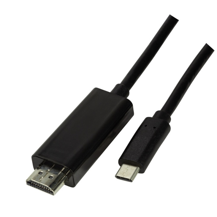 LogiLink USB-C -> HDMI 2.0 4K 1,8 m i gruppen Elektronikk / Kabler og adaptere / HDMI / Adaptere hos TP E-commerce Nordic AB (38-74253)
