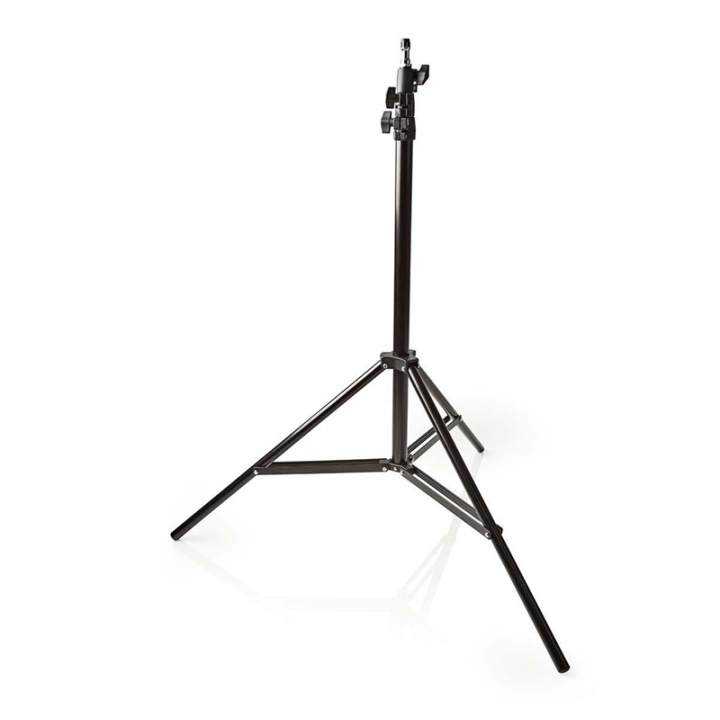 Nedis Photo Studio Lys Stand | Maksimal lastekapasitet: 4.0 kg | Maksimal arbeidshøyde: 260 cm | 3 Segmenter | Reiseveske inkludert | Aluminium | Sort i gruppen Elektronikk / Foto og video / Fotograferingsutstyr / Annet hos TP E-commerce Nordic AB (38-74533)