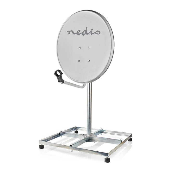 Nedis Satellitt Balkong Stand | mast lengde: 0.75 m | Maksimum oppvaskstørrelse: 90.0 cm | Bunnplatens størrelse: 4 x 30 x 30 cm | Stål | Sølv i gruppen Elektronikk / Lyd & Bilde / TV og tilbehør / Antenner og tilbehør hos TP E-commerce Nordic AB (38-74577)