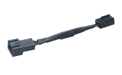 Akasa Fan speed reduction cable, 8cm, 20% reduction, 3pin, black i gruppen Datautstyr / PC-Komponenter / Kjøling / Kjøling - Andre hos TP E-commerce Nordic AB (38-74611)