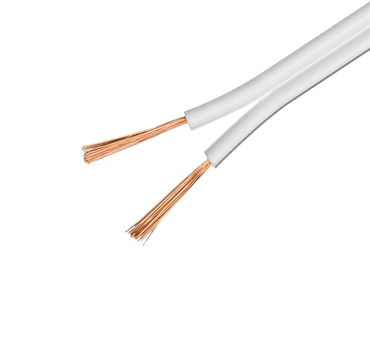 DELTACO 2x15mm Speaker cable, 50m, OFC pure copper, white i gruppen Elektronikk / Kabler og adaptere / Høyttalerkabler hos TP E-commerce Nordic AB (38-74721)