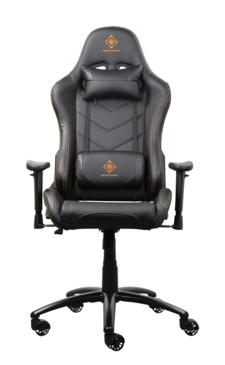 DELTACO GAMING Gaming chair in PU leather, neck pillow, back cushion, i gruppen Datautstyr / GAMING / Gamingstoler hos TP E-commerce Nordic AB (38-74754)