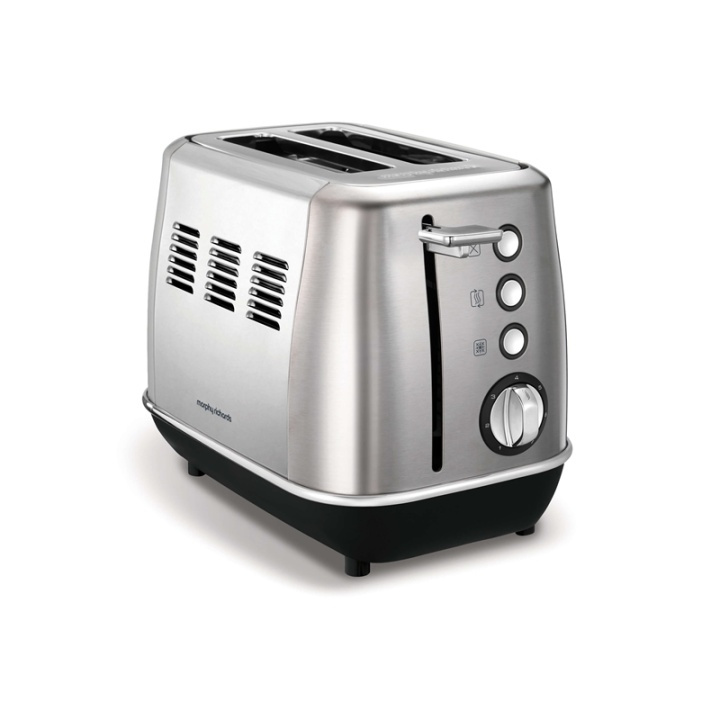 MORPHY RICHARDS Brødrister Evoke 2 Skiver Sølv i gruppen HJEM, HUS OG HAGE / Husholdningsapparater / Brødristere og toastjern / Brødristere hos TP E-commerce Nordic AB (38-74967)