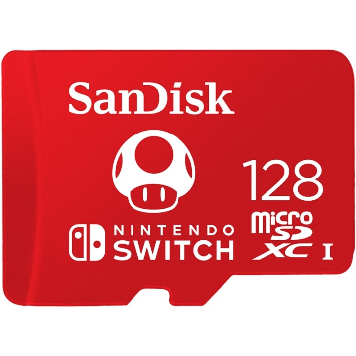 SANDISK MicroSDXC Nintendo Switch 128GB UHS-I,100/90 i gruppen Elektronikk / Lagringsmedia / Minnekort / MicroSD/HC/XC hos TP E-commerce Nordic AB (38-74988)