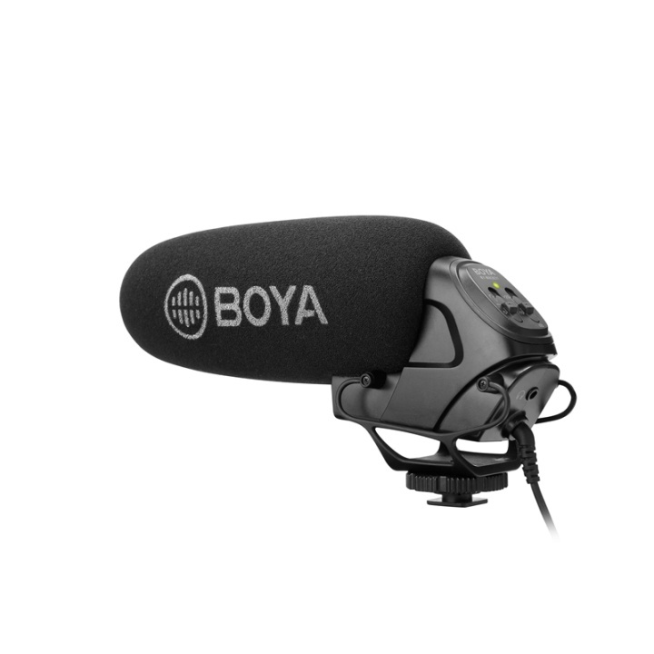 BOYA Mikrofon BOYA Mikrofoni Shotgun BY-BM3031 Kondensator 3,5mm i gruppen Elektronikk / Lyd & Bilde / Håndholdte mikrofoner hos TP E-commerce Nordic AB (38-75004)
