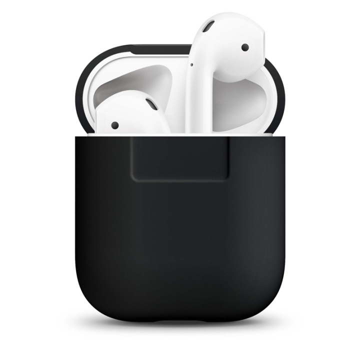 Elago Etui for Airpod Silikon Svart i gruppen Elektronikk / Lyd & Bilde / Hodetelefoner & Tilbehør / Tilbehør hos TP E-commerce Nordic AB (38-75020)