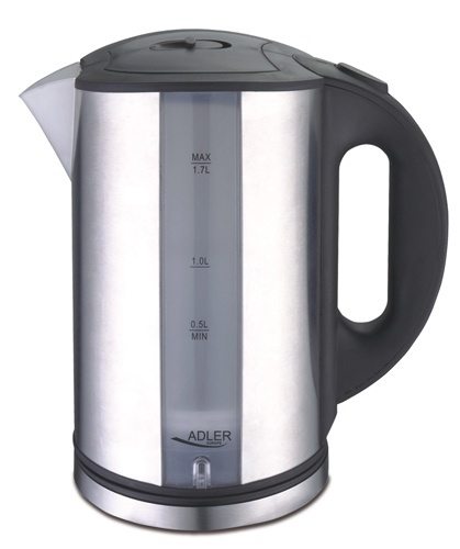 Adler vannkoker i metall, 1,7 liter i gruppen HJEM, HUS OG HAGE / Husholdningsapparater / Vann og juice / Vannkokere hos TP E-commerce Nordic AB (38-75039)