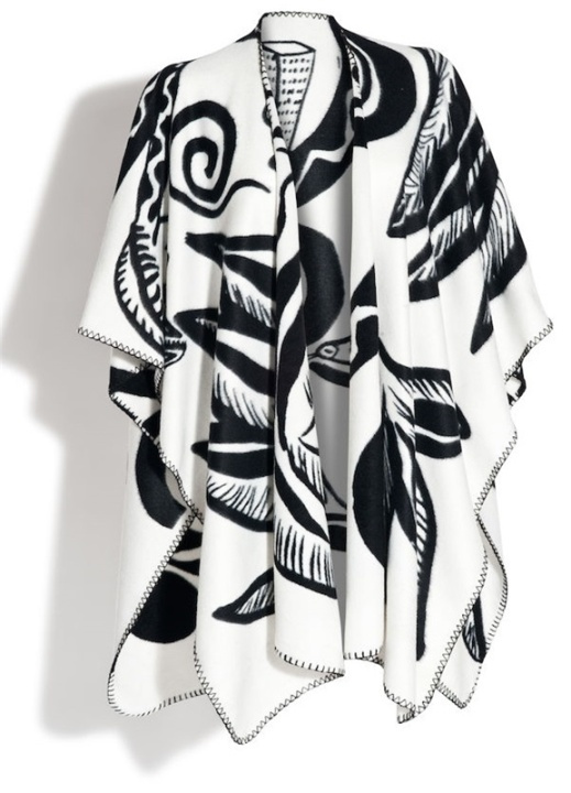 Kosta Linnewäfveri Paradise Poncho Hvit i gruppen HJEM, HUS OG HAGE / Innredning / Kaster og tepper hos TP E-commerce Nordic AB (38-75142)