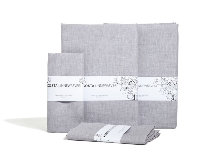 Kosta Linnewäfveri Kjøkkenhåndkle Linen 50X70, Lysegrå i gruppen HJEM, HUS OG HAGE / Innredning / Duker hos TP E-commerce Nordic AB (38-75189-LJ)