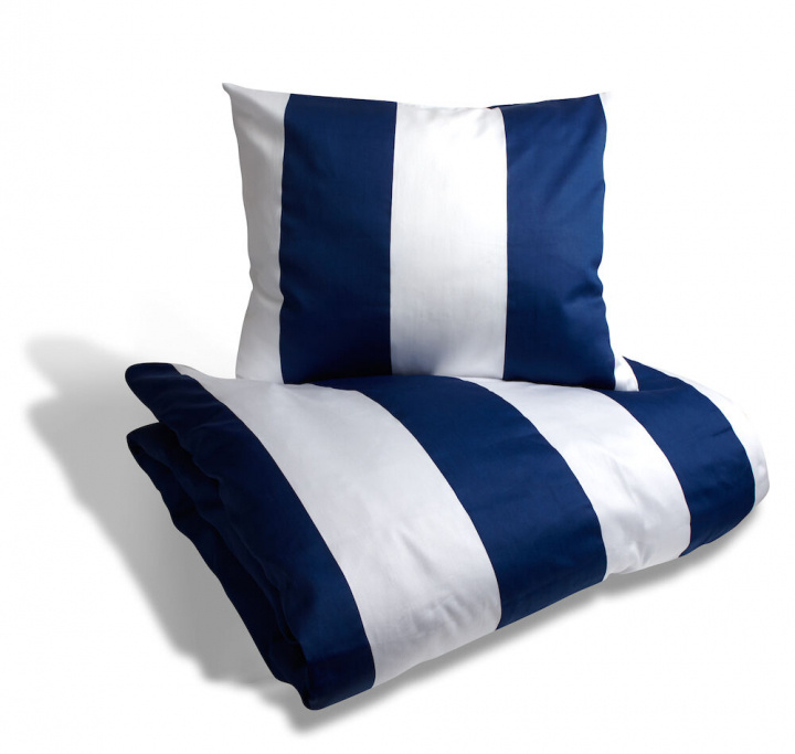 Kosta Linnewäfveri Fjällbacka Putetrekk 50X60, Navy i gruppen HJEM, HUS OG HAGE / Innredning / Sengetøy hos TP E-commerce Nordic AB (38-75213-MA)