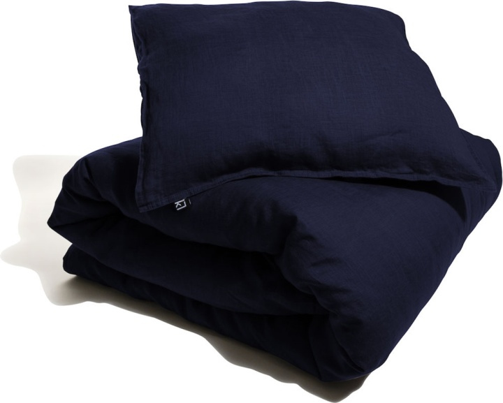 Kosta Linnewäfveri Linus Putetrekk 50X60, Navy i gruppen HJEM, HUS OG HAGE / Innredning / Sengetøy hos TP E-commerce Nordic AB (38-75221-MA)