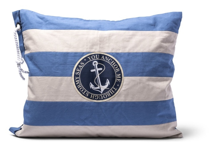 Lord Nelson Victory Puteovertrekk Denim med striper i gruppen HJEM, HUS OG HAGE / Innredning / Sengetøy hos TP E-commerce Nordic AB (38-75356-DE)