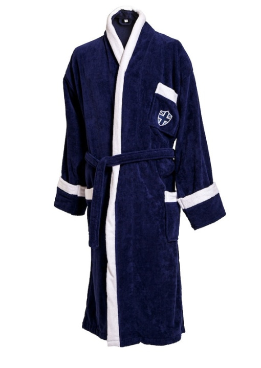 Lord Nelson Victory Velour Robe Marin S/M i gruppen HJEM, HUS OG HAGE / Baderom / Badekåper hos TP E-commerce Nordic AB (38-75396-MA)