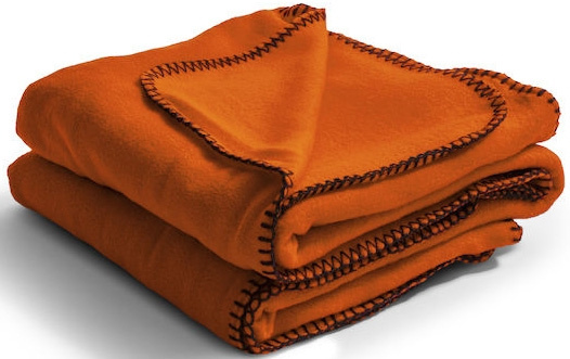 Nightingale Fleeceteppe 130x170cm Oransje i gruppen HJEM, HUS OG HAGE / Innredning / Kaster og tepper hos TP E-commerce Nordic AB (38-75425-OR)