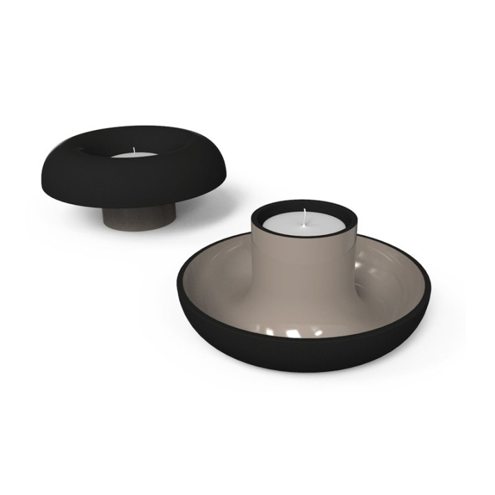 Orrefors Jernverkcast Iron Candle Holder 2-Pack, svart i gruppen HJEM, HUS OG HAGE / Innredning / Lysestaker og lyslykter hos TP E-commerce Nordic AB (38-75457)
