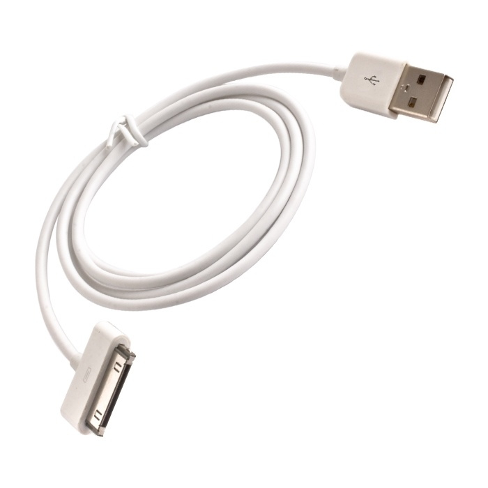 USB-ladekabel for iPhone 3/4 i gruppen SMARTTELEFON & NETTBRETT / Ladere og Kabler / Kabler / Kabler 30 pin hos TP E-commerce Nordic AB (38-75607)