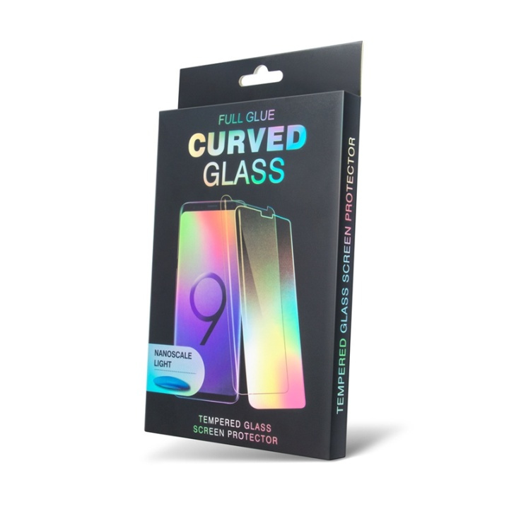 Skärmskydd till Samsung Galaxy S9 Plus G965 - UV-ljus härdat glas i gruppen SMARTTELEFON & NETTBRETT / Mobilbeskyttelse / Samsung hos TP E-commerce Nordic AB (38-75654)