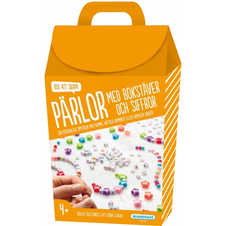 Kärnan Morsomt å lage bokstav- og tallperler i gruppen LEKER, BARN OG BABY / Leker / Eksperiment & DIY hos TP E-commerce Nordic AB (38-75914)