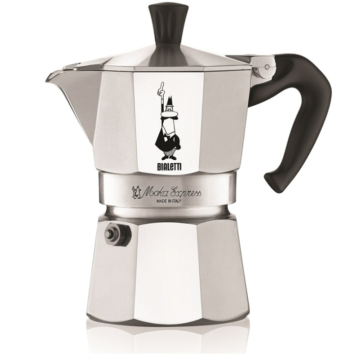 Bialetti Moka brygger 3 kopper ca:200ml i gruppen HJEM, HUS OG HAGE / Husholdningsapparater / Kaffe og espresso / Espressomaskiner hos TP E-commerce Nordic AB (38-76449)