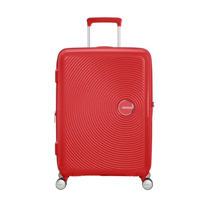 American Tourister Soundbox-koffert 67 Exp. Korallrød i gruppen SPORT, FRITID & HOBBY / Reise / Kofferter hos TP E-commerce Nordic AB (38-76653)