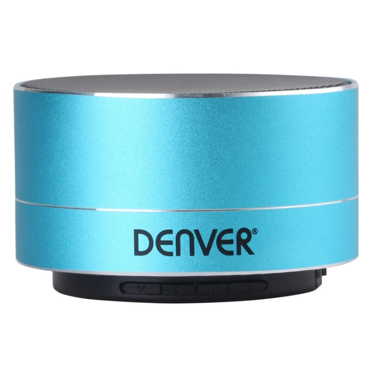 Denver Bluetooth-högtalare Blå i gruppen Elektronikk / Lyd & Bilde / Høyttalere & tilbehør / Bluetooth-høyttalere / Bærbare høyttalere hos TP E-commerce Nordic AB (38-76708)